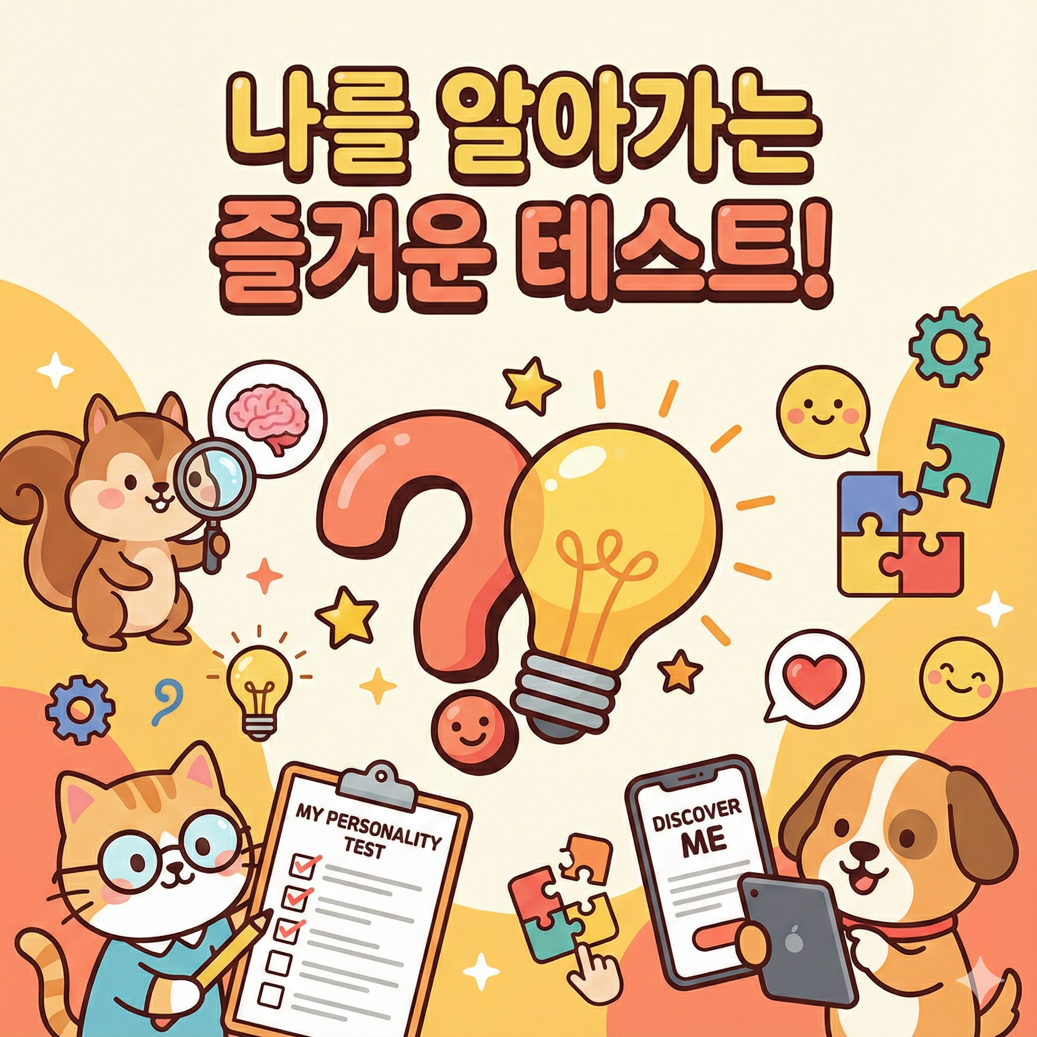 나를 알아가는 즐거운 테스트 - 성격 테스트와 자기 발견